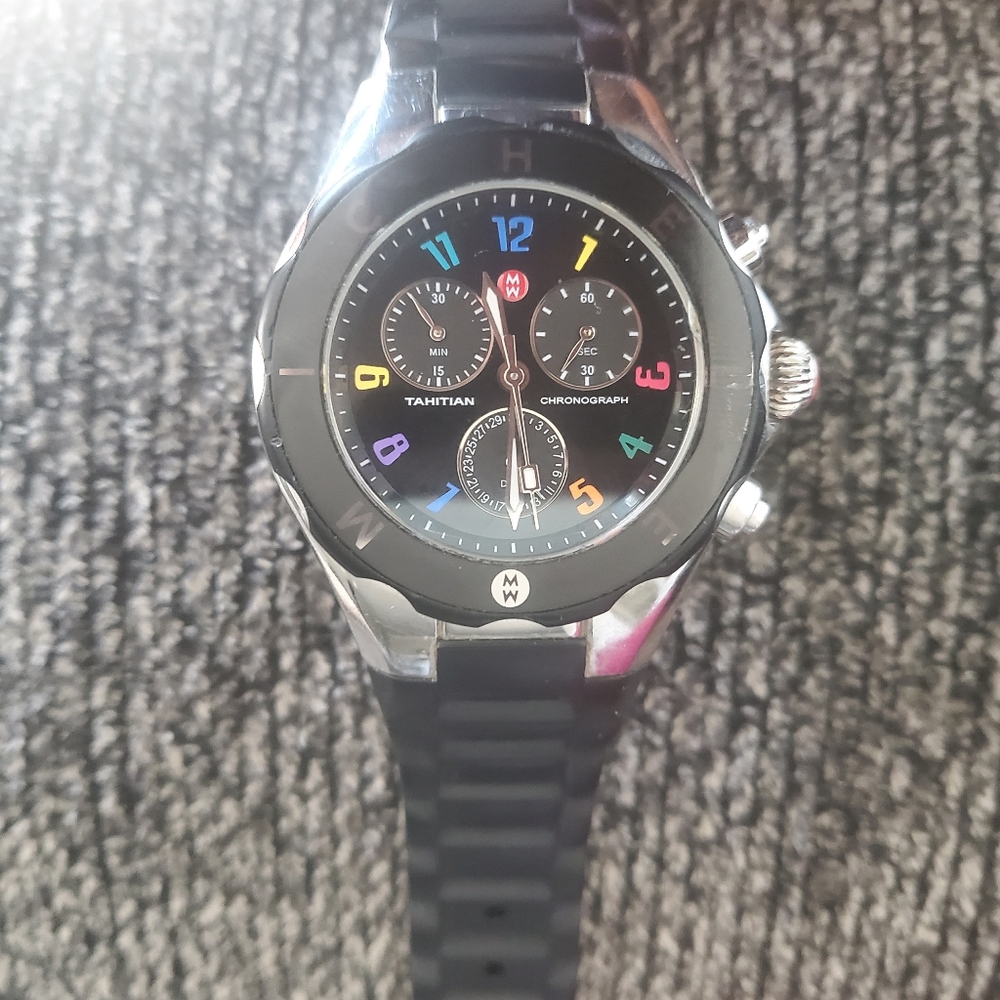 Michele rubber band watch